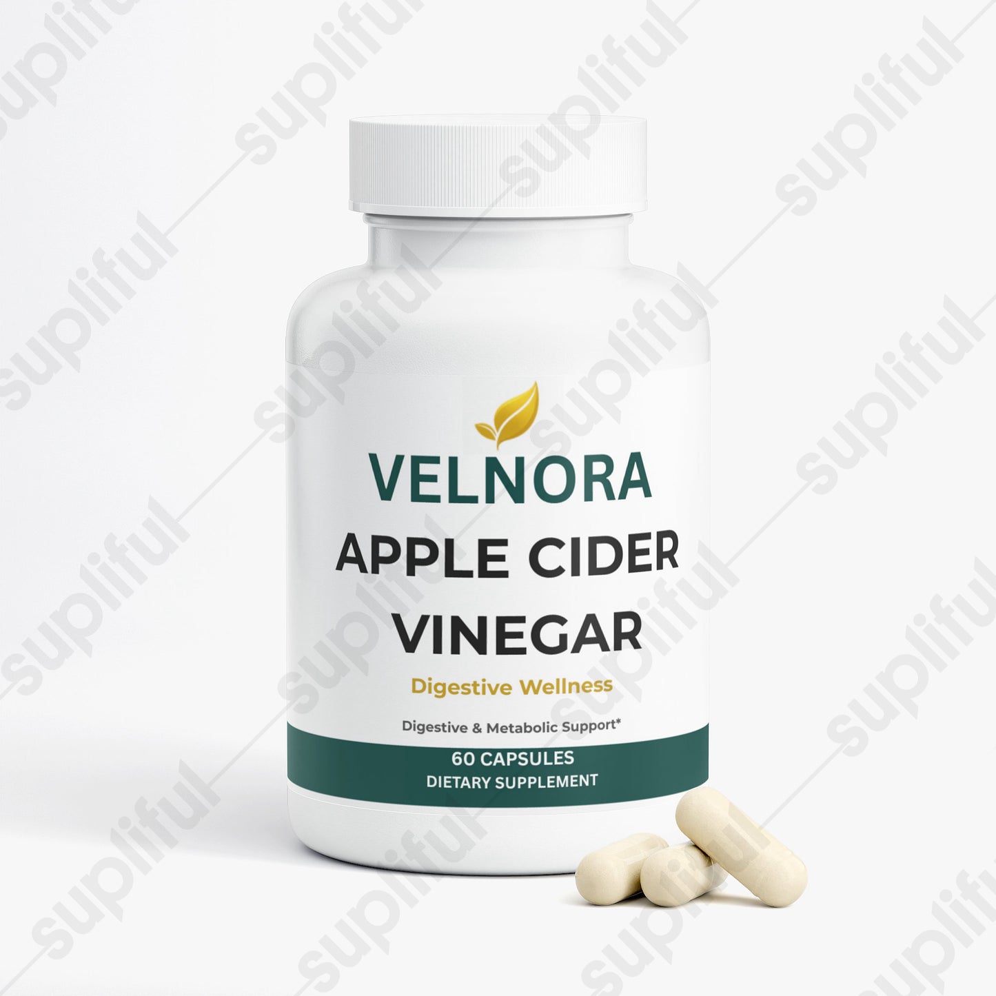 VELNORA Apple Cider Vinegar | Digestive & Weight Management Support