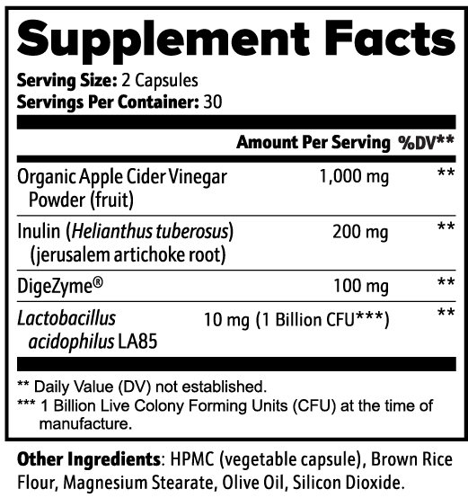 VELNORA Apple Cider Vinegar | Digestive & Weight Management Support