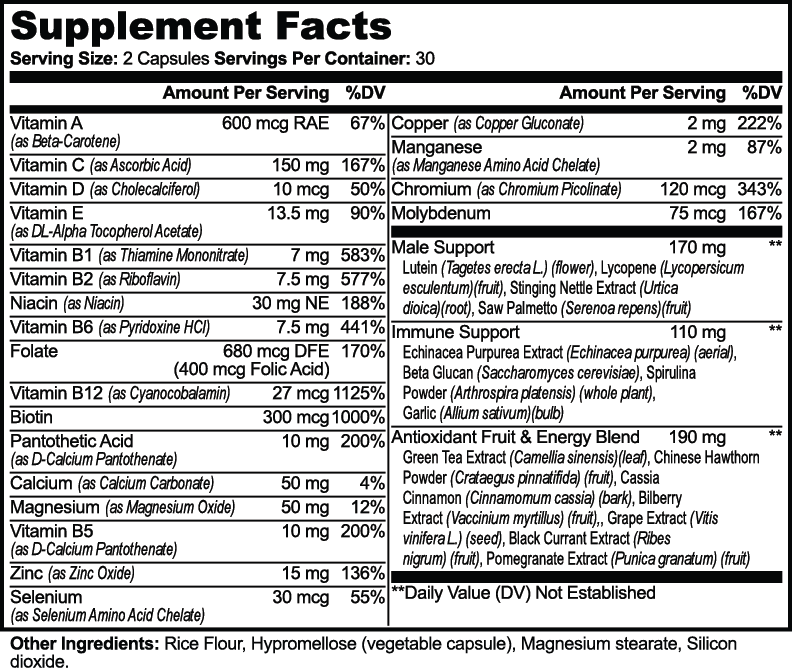 VELNORA Complete Multivitamin | Daily Wellness Formula