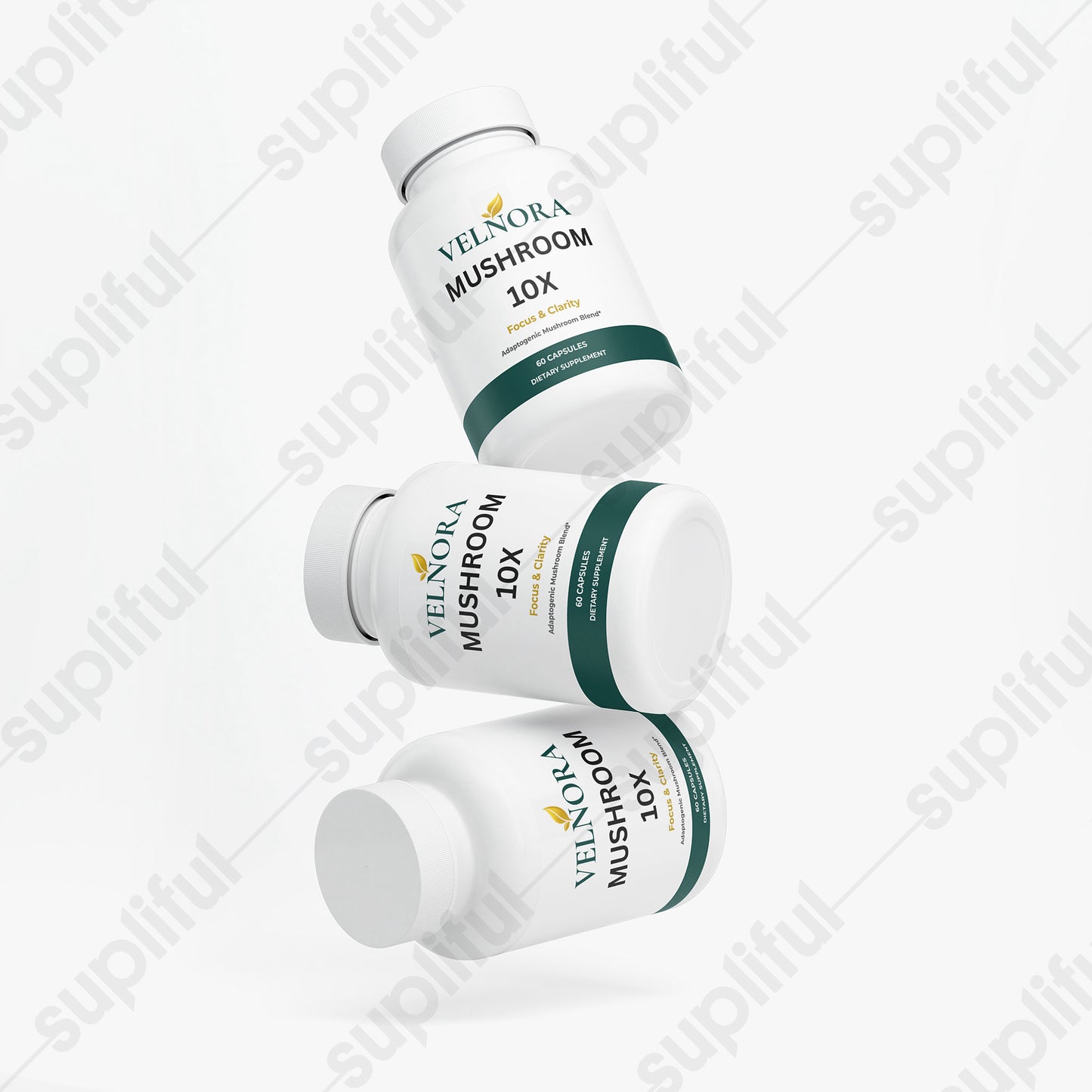 VELNORA Mushroom Complex 10X | Brain, Focus & Immune Support